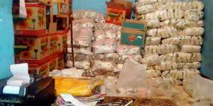 صورة ضبط 826 طن أرز و233 طن سكر بمخزن بالقنطرة غرب في الإسماعيلية