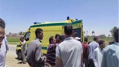 صورة إصابة 25 شخصا في انقلاب سيارة ربع نقل في بني سويف